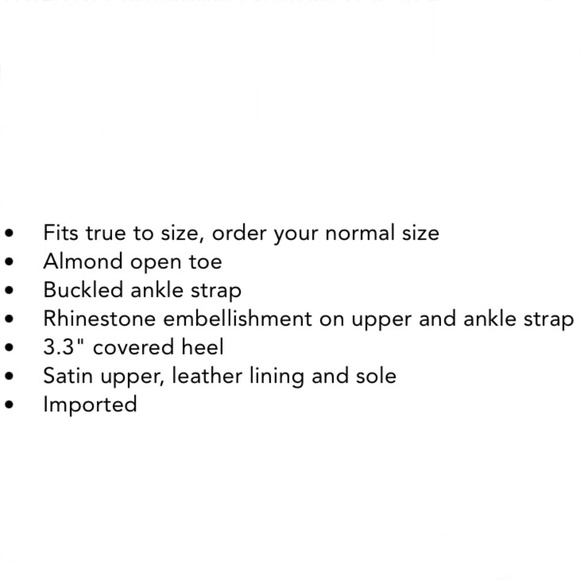 Badgley Mischka Rennie Rhinestone Ruffle Satin High Heel Stiletto Sandal… - Picture 6 of 13